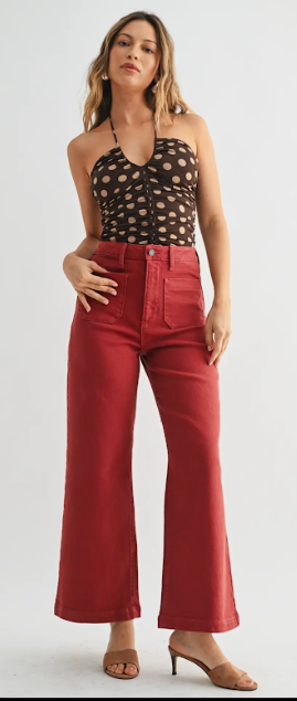Fall High-Waist Pants