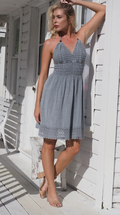 Martinique Fossil Gray Dress
