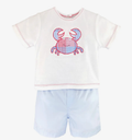 Plaid Crab Short Set