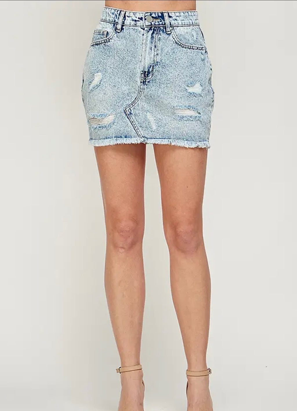Denim Mini Skirt