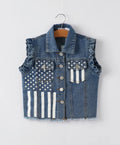 Girl's Sleeveless Denim Vest
