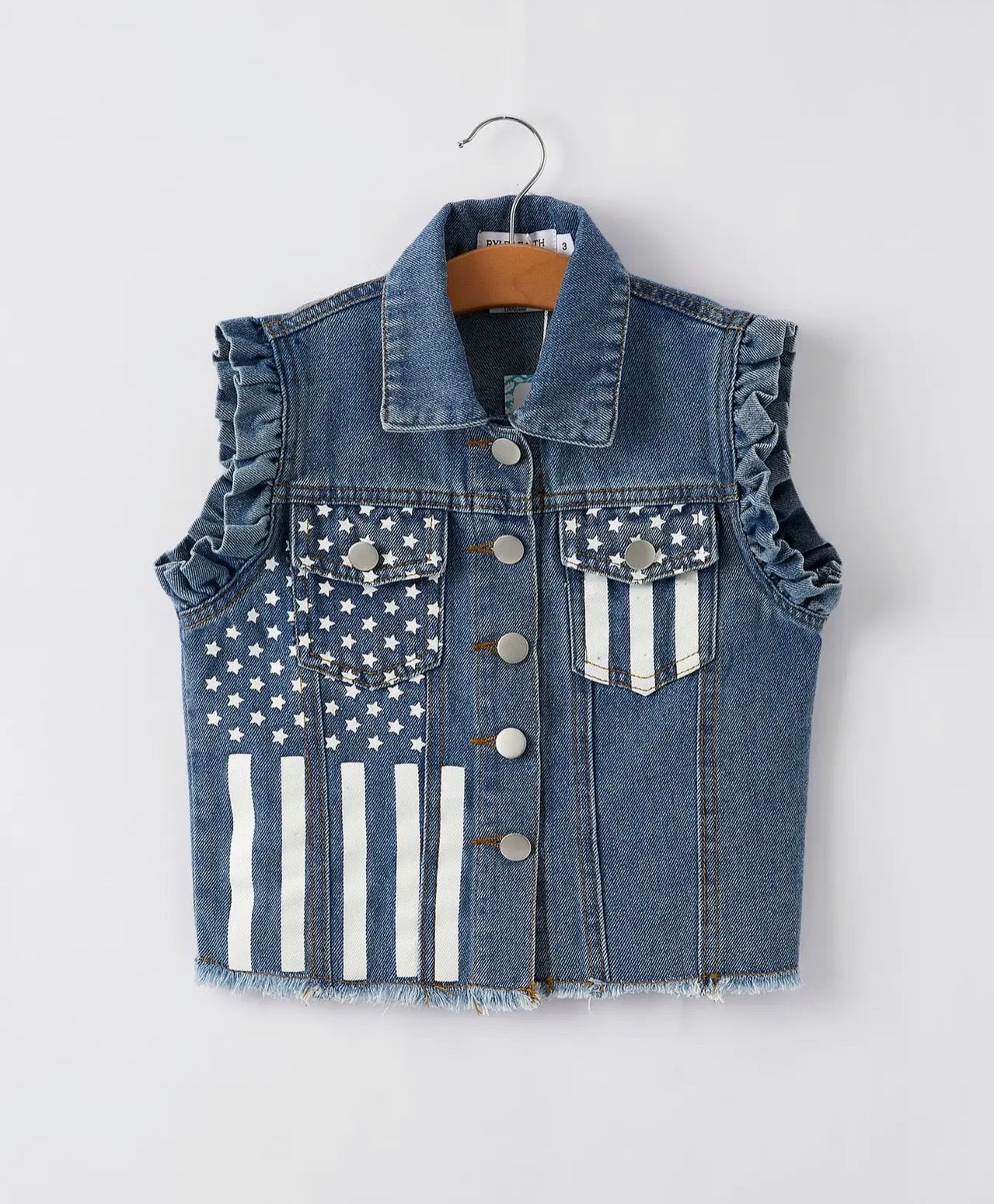 Girl's Sleeveless Denim Vest