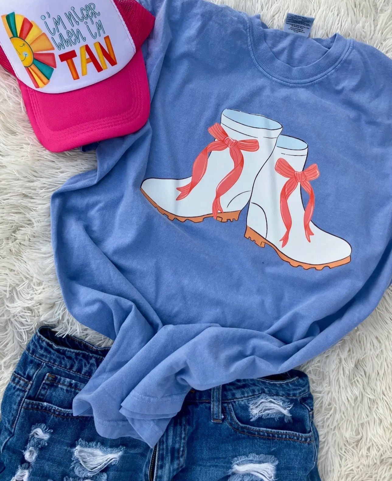 Women's Shrimp Boots T-Shirt