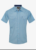 Men's Western Pearl Snap Aztec Print Shirt