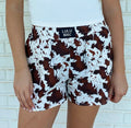 LuLu Mac Cow Print Shorts