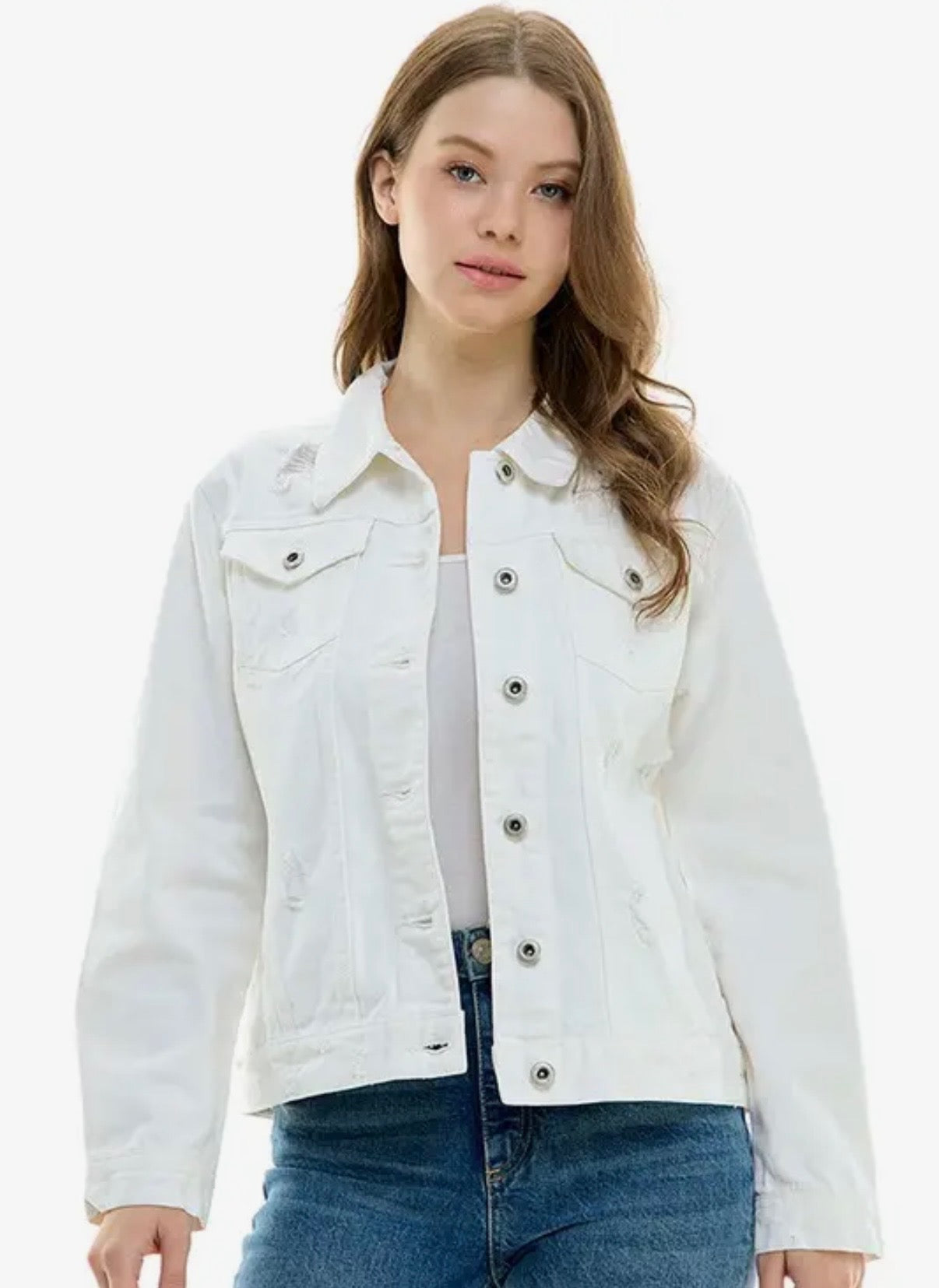 White Denim Jacket