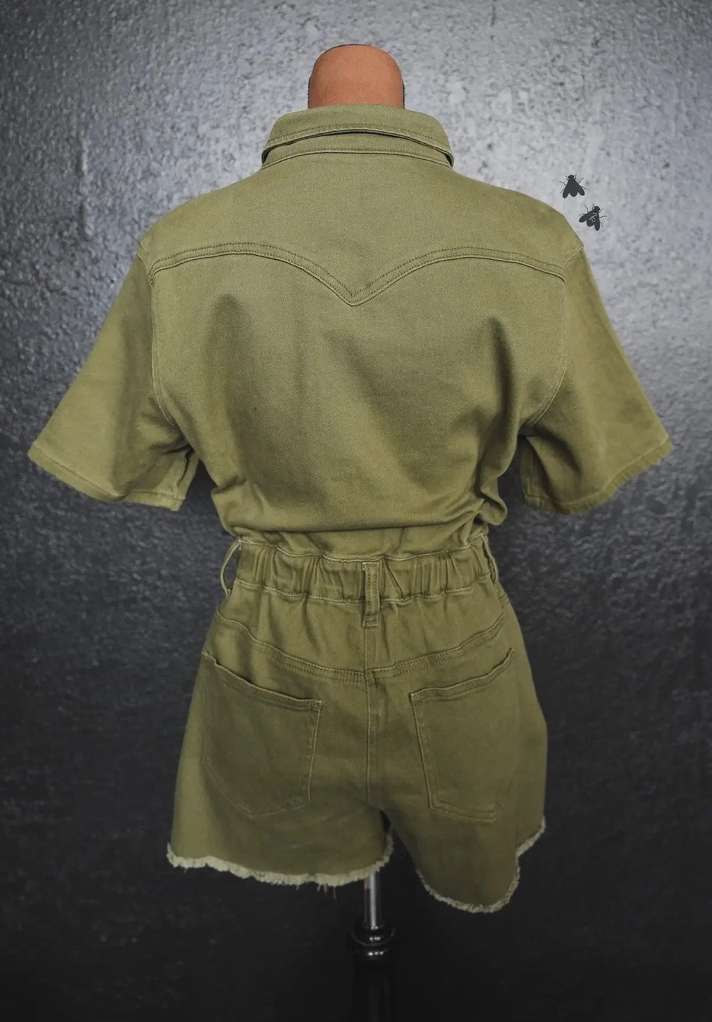 Women's Green Romper