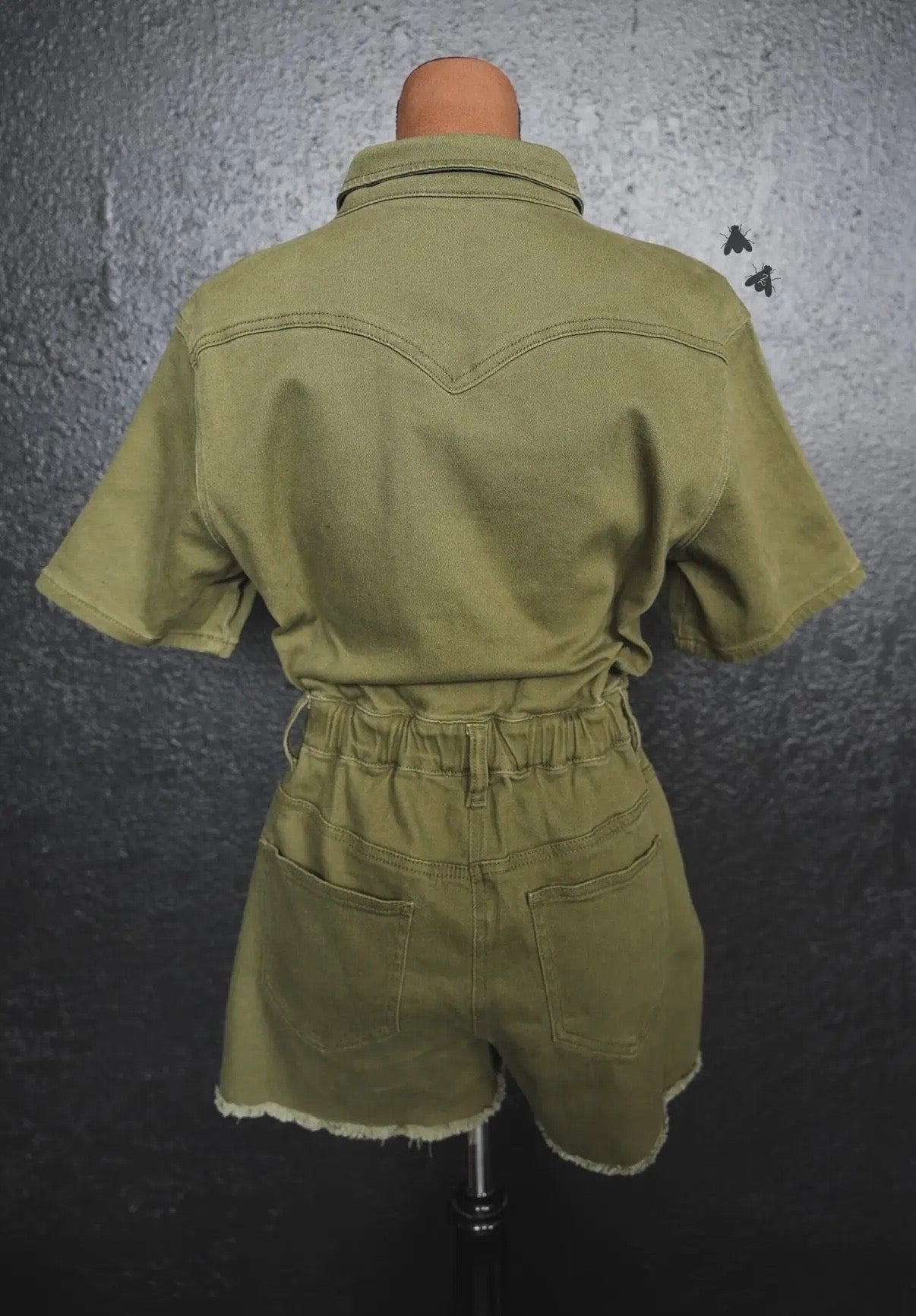 Women's Green Romper
