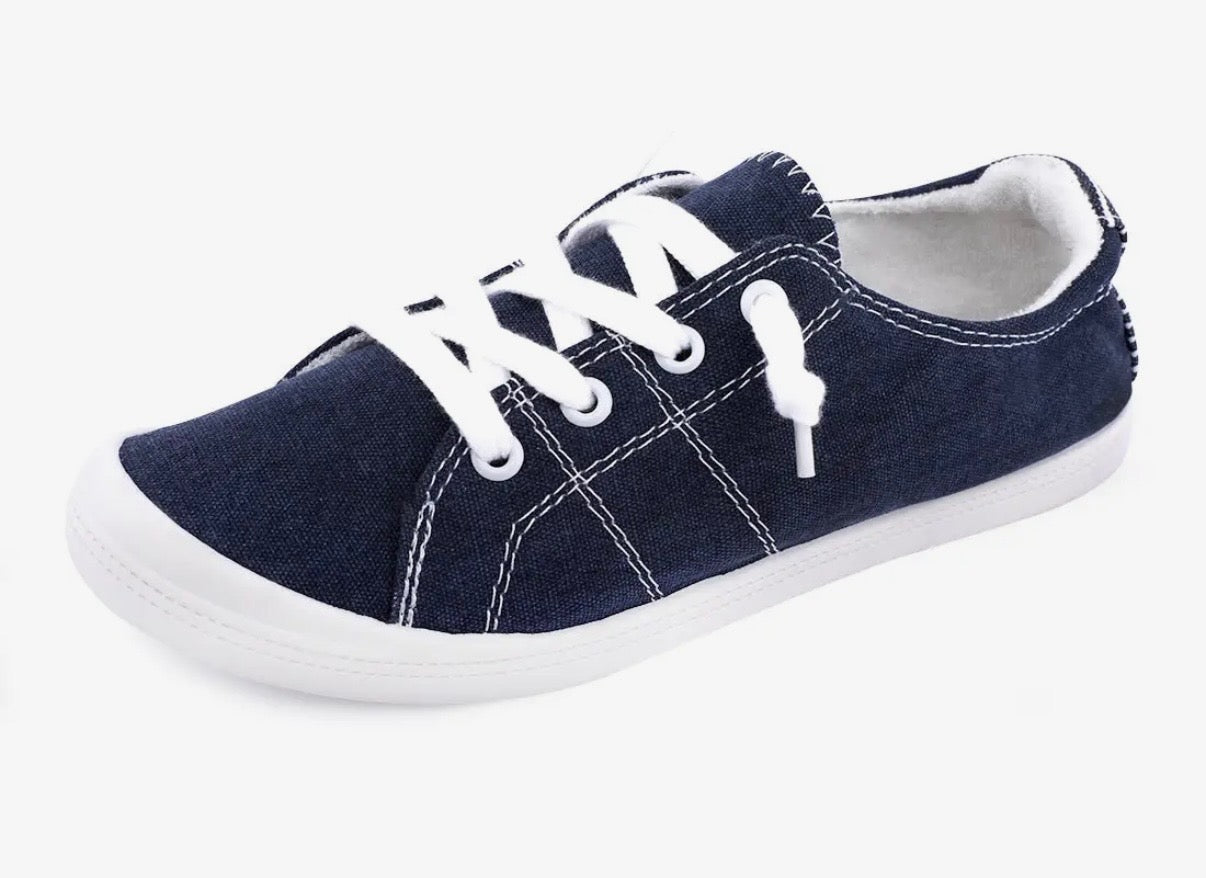 Dark Blue Women's Tennis Shoes