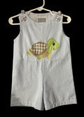 Infant Boys Smocked Turtle Shortalls
