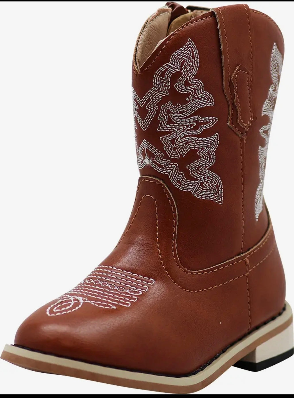 Norty Kids Light Brown Cowboy Boots