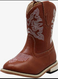 Norty Kids Light Brown Cowboy Boots