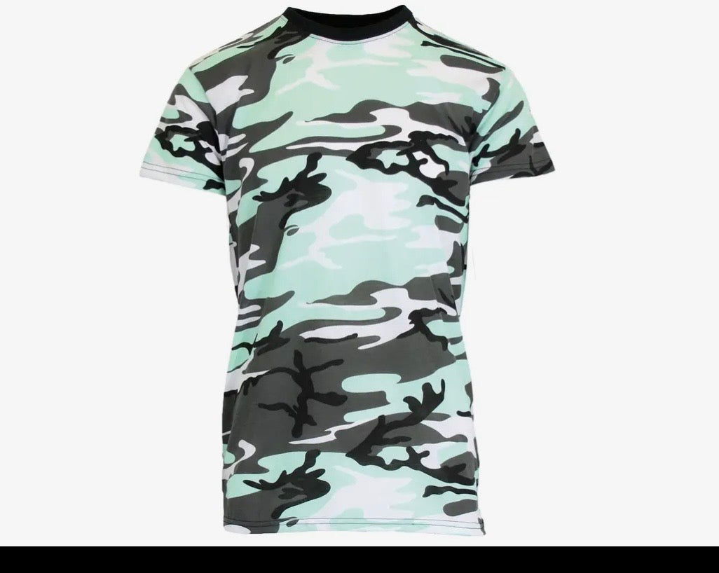 Men's Short Sleeve Camo Shirt