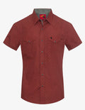 Men's Rodeo Snap Button Short Sleeve Shirt