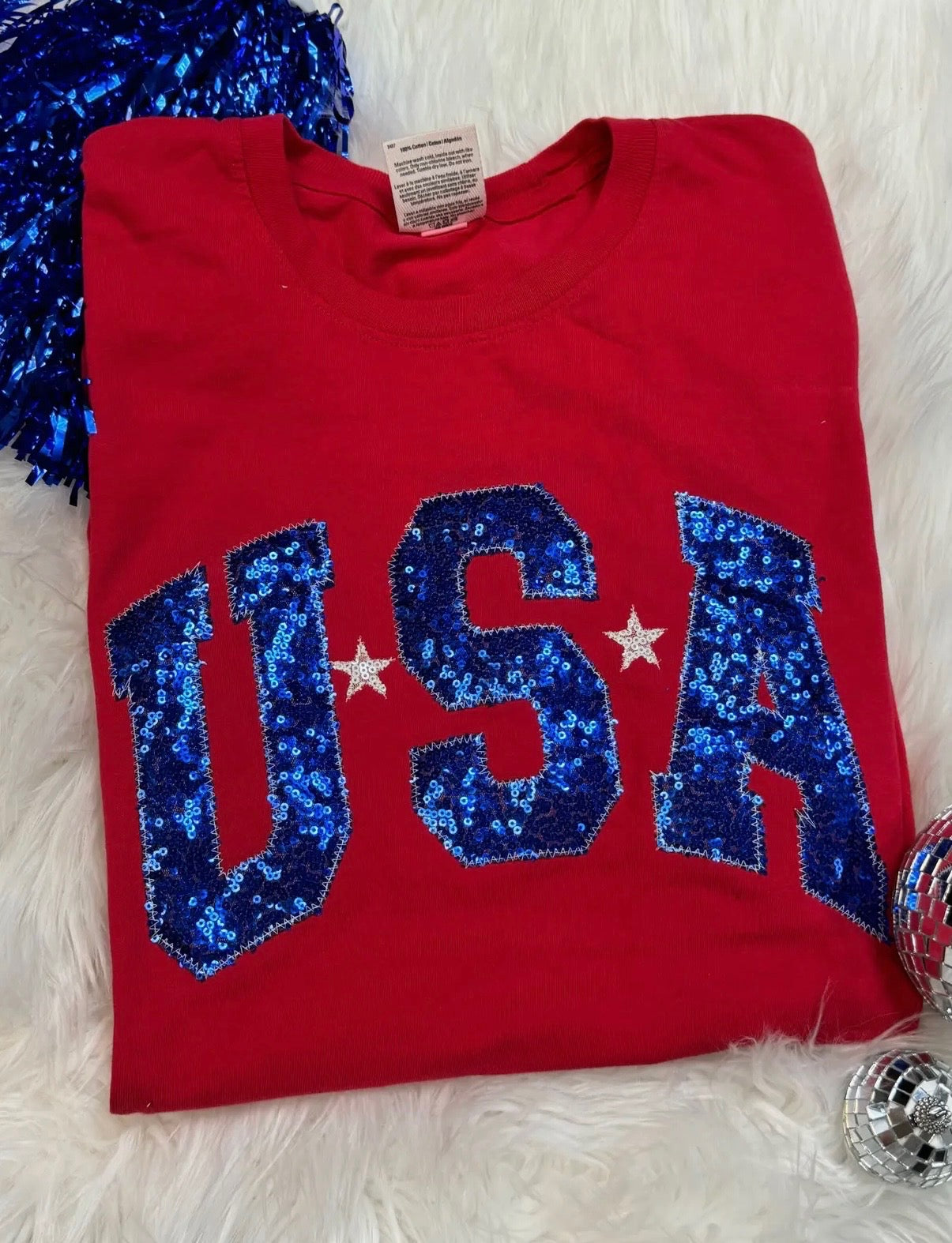 Red USA T-Shirt
