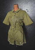 Women's Green Romper