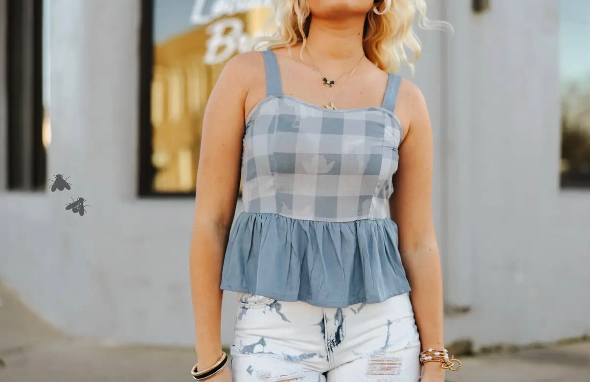 Plaid Tank Top