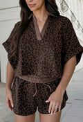 Women's Leopard Short Set