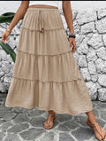 Women's A-Line Tan Skirt