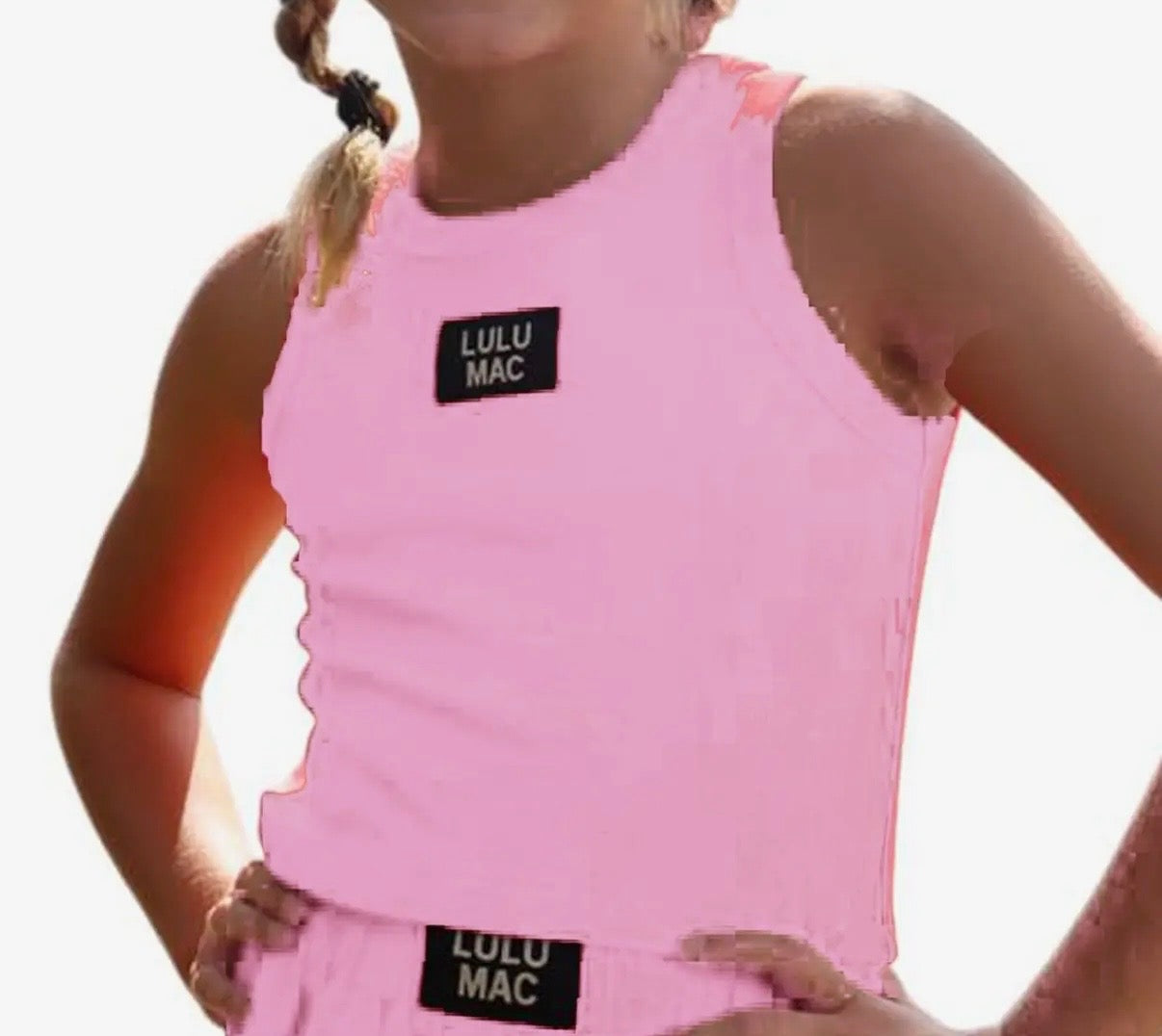 Youth Pink Tank Top LuLu Mac